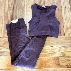 Aerie Workout Top and Legging Set